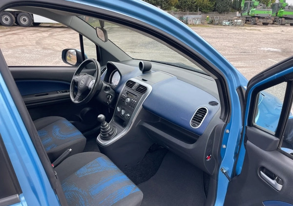 Opel Agila cena 18450 przebieg: 118000, rok produkcji 2011 z Tarczyn małe 379